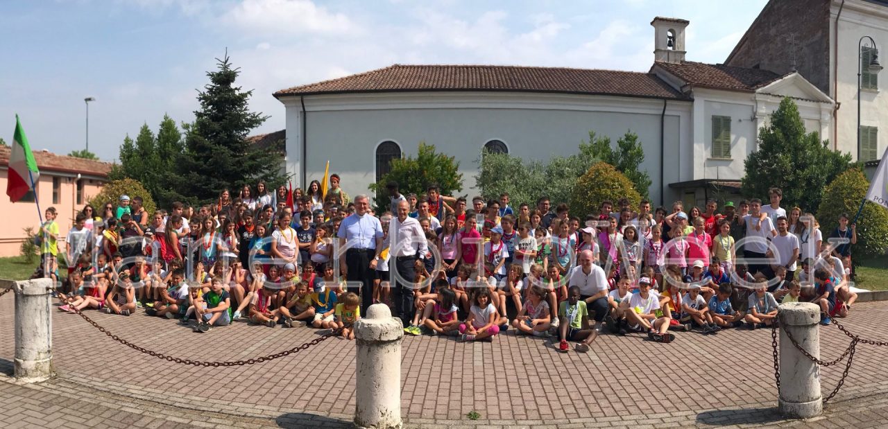 Borgo Poncarale vescovo in visita al grest