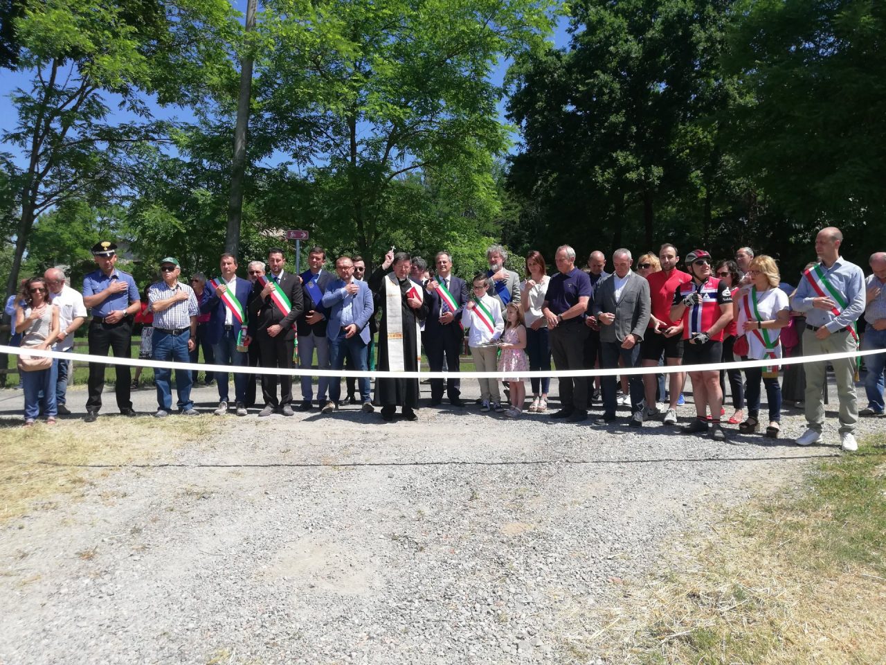 A Quinzano inaugurata la Greenway dell’Oglio