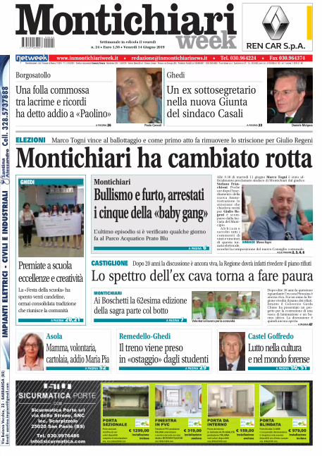 MontichiariWeek è in edicola
