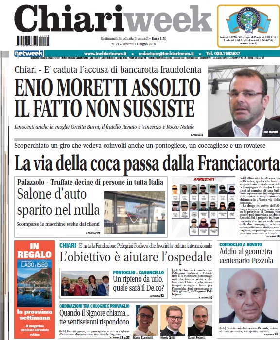 Il nuovo numero di Chiariweek è in edicola