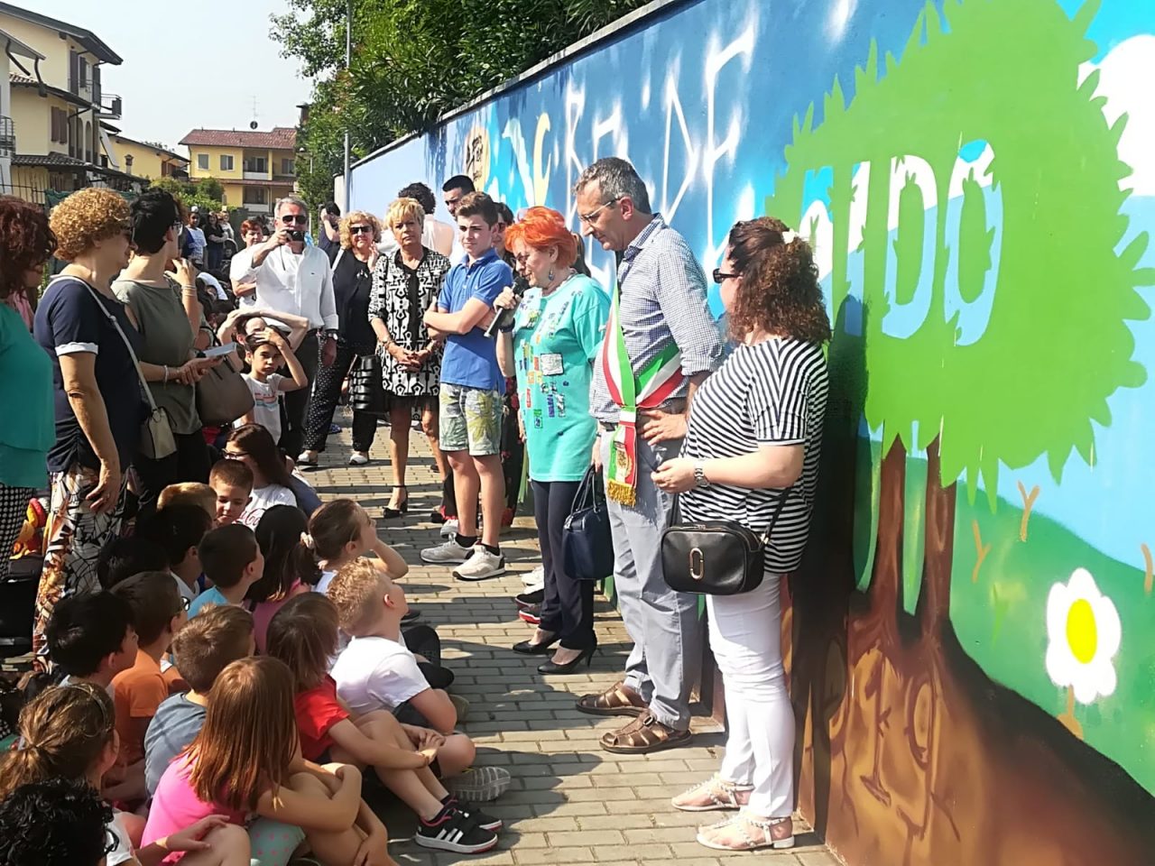La solidarietà di Giuseppe di Perna racchiusa in un murales