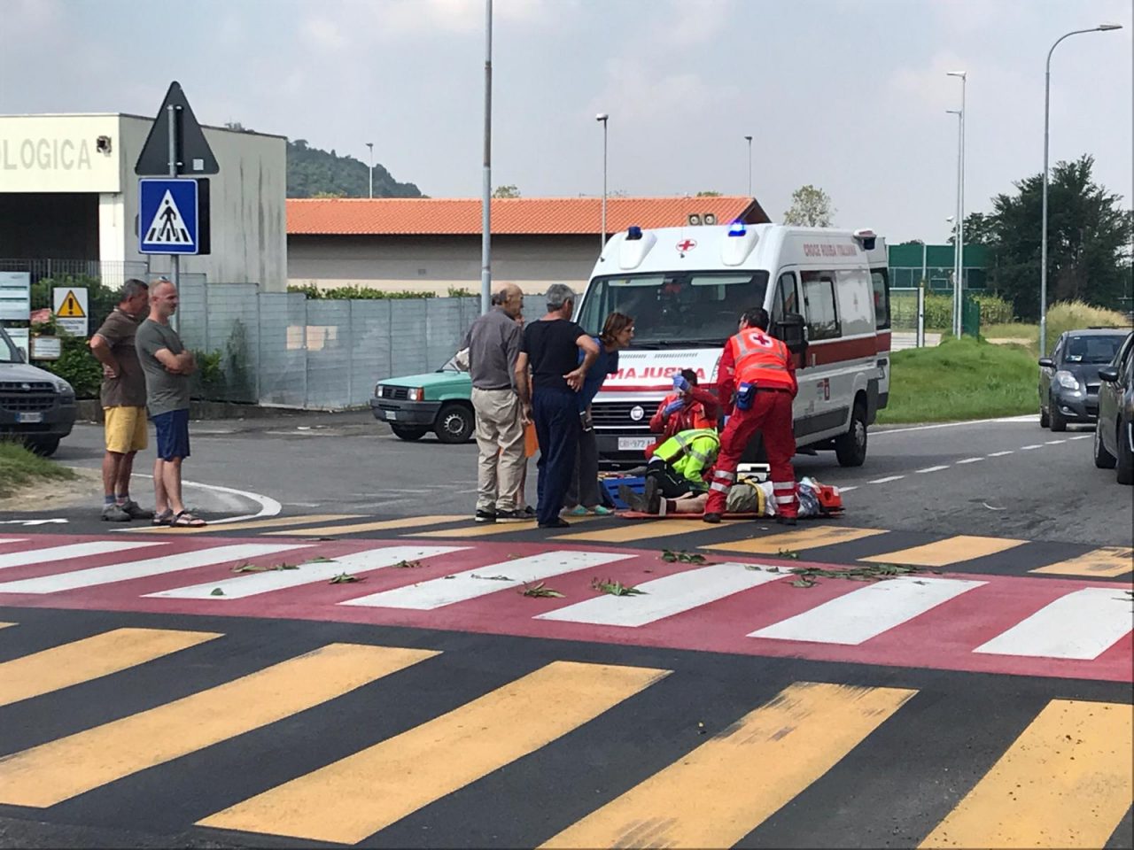 Investito sulle strisce, codice rosso a Erbusco