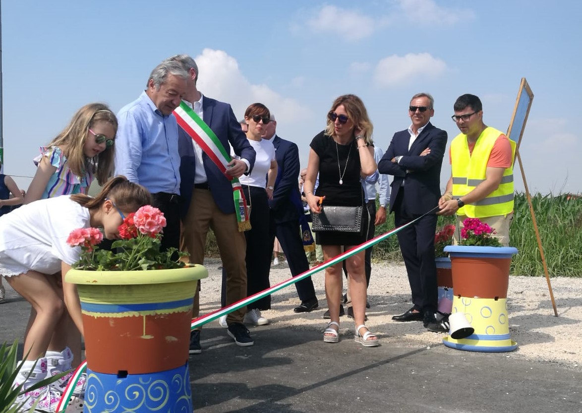 Inaugurata la nuova pista ciclabile di Offlaga