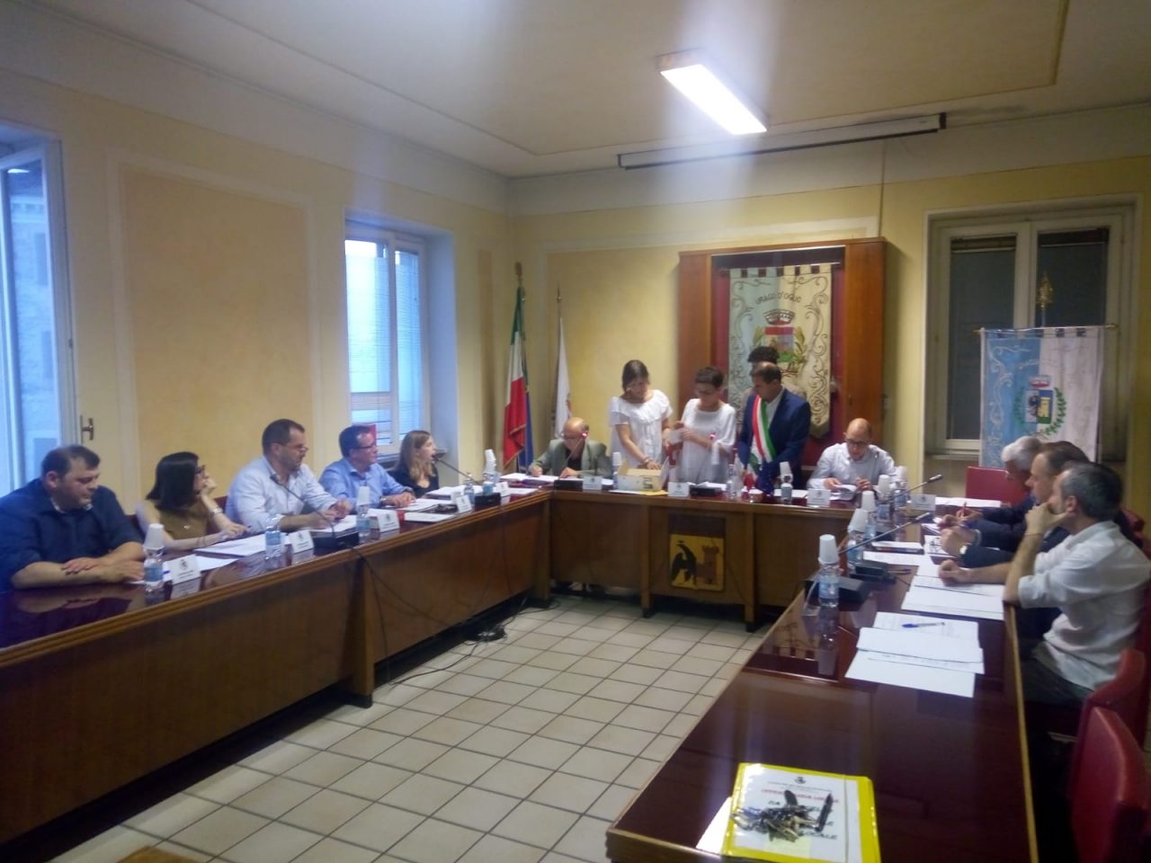 Primo Consiglio comunale a Urago per il sindaco Brugali