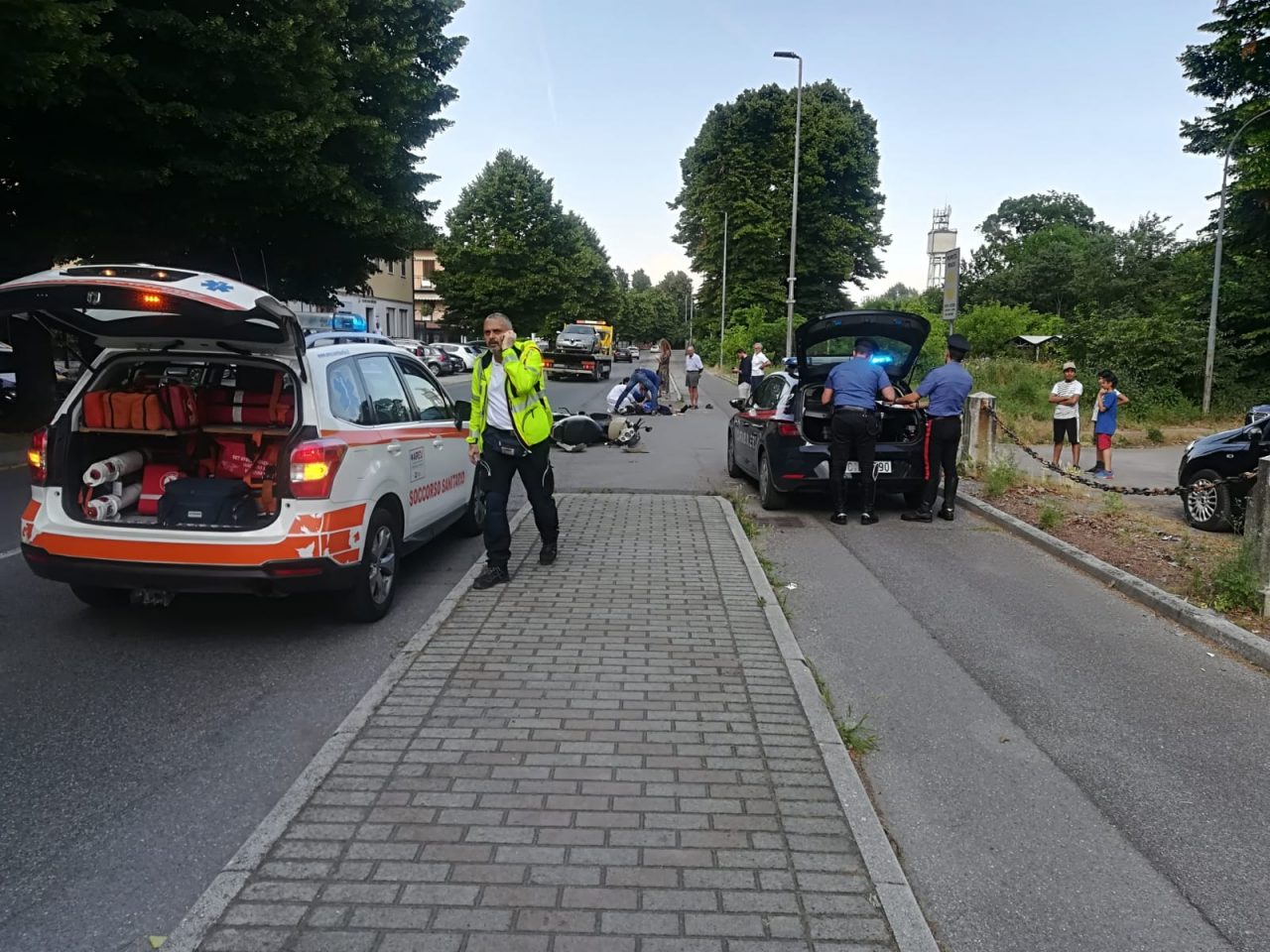 Grave incidente a Manerbio: codice rosso in via Verdi