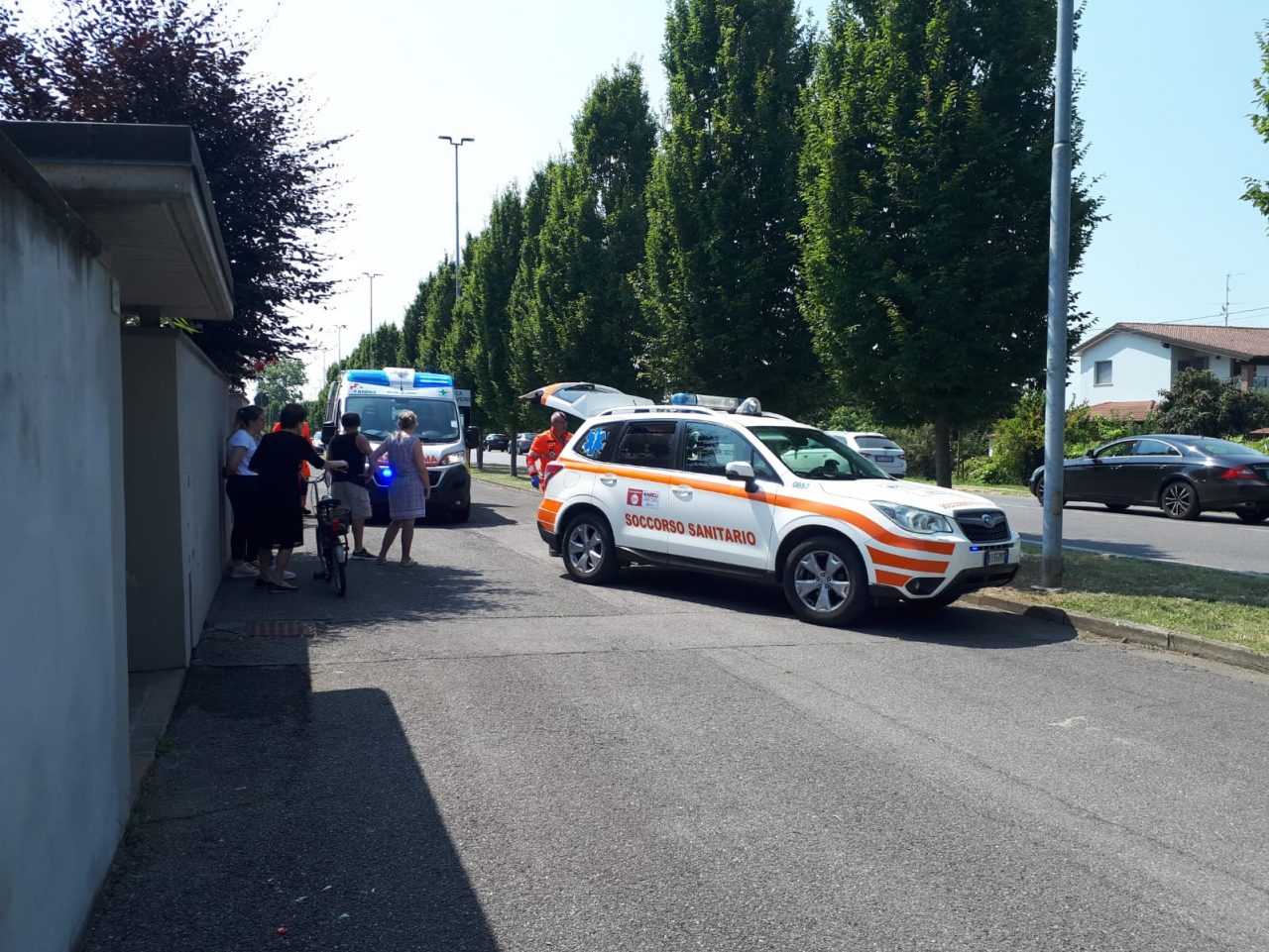 Paura per un malore in strada a Roccafranca