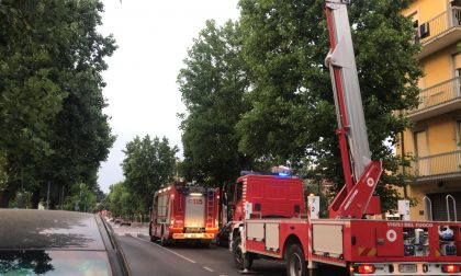 Incendio in appartamento in viale Mellini a Chiari VIDEO