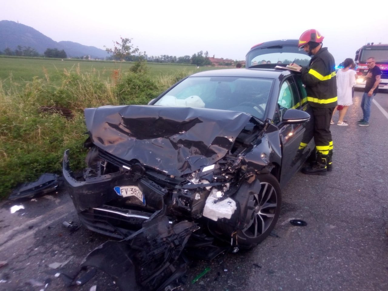 Grave incidente a Palazzolo: coinvolti anche due bambini