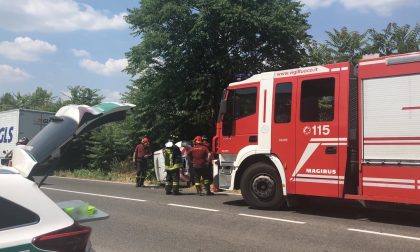 Grave incidente a Coccaglio: auto ribaltata in via Palazzolo
