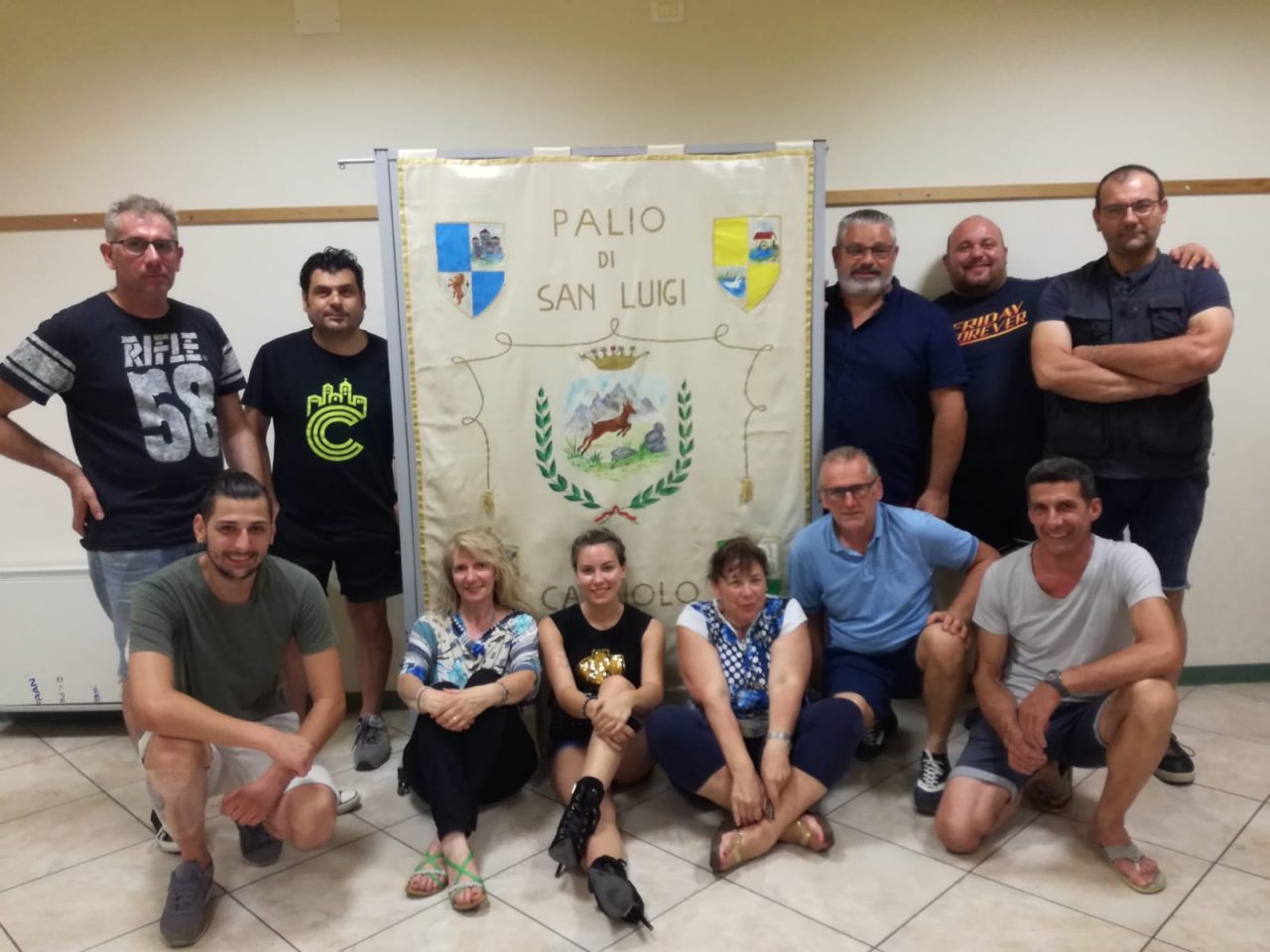 Capriolo addobbata a festa per il Palio delle contrade di fine agosto