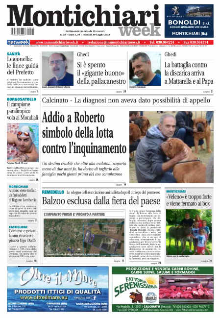 MontichiariWeek è in edicola