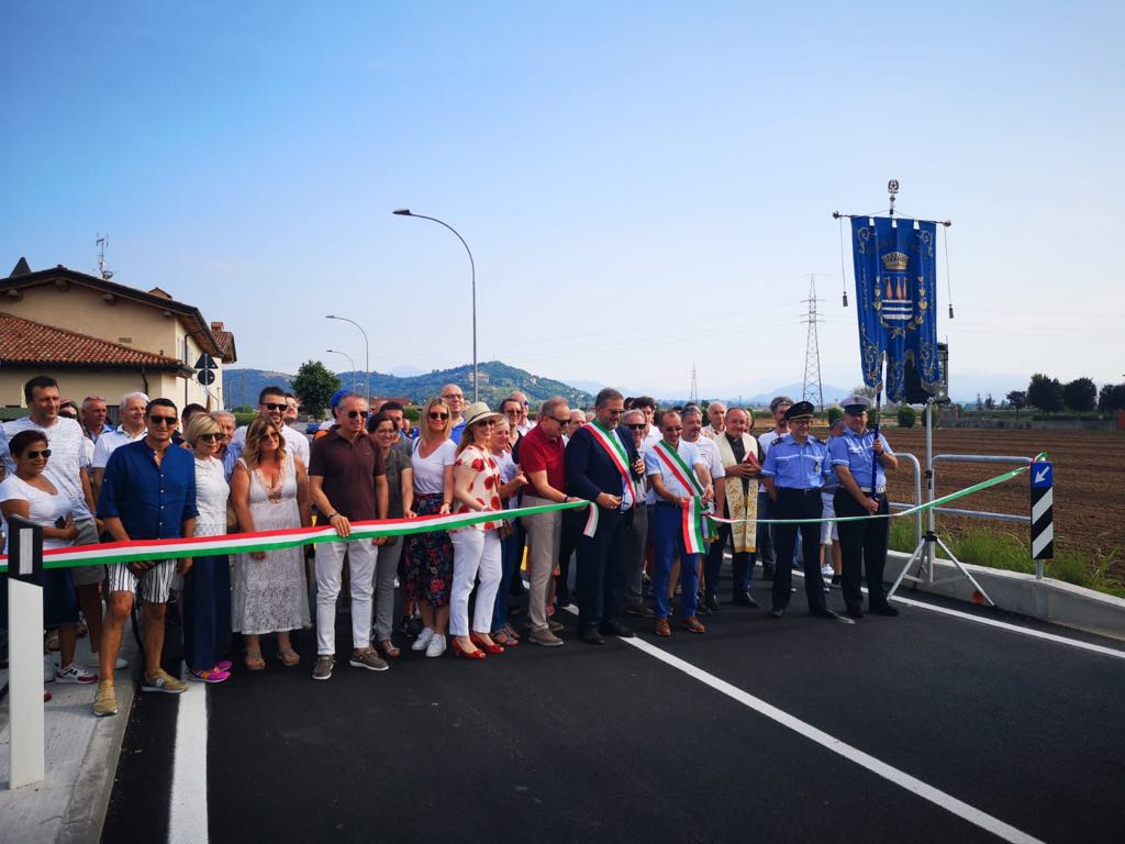 Coccaglio: inaugurata questa mattina via Castrezzato