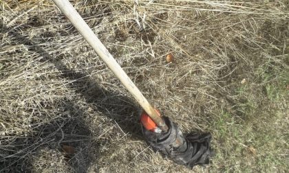 Ritrovato un presunto innesco da incendio boschivo a Roccafranca