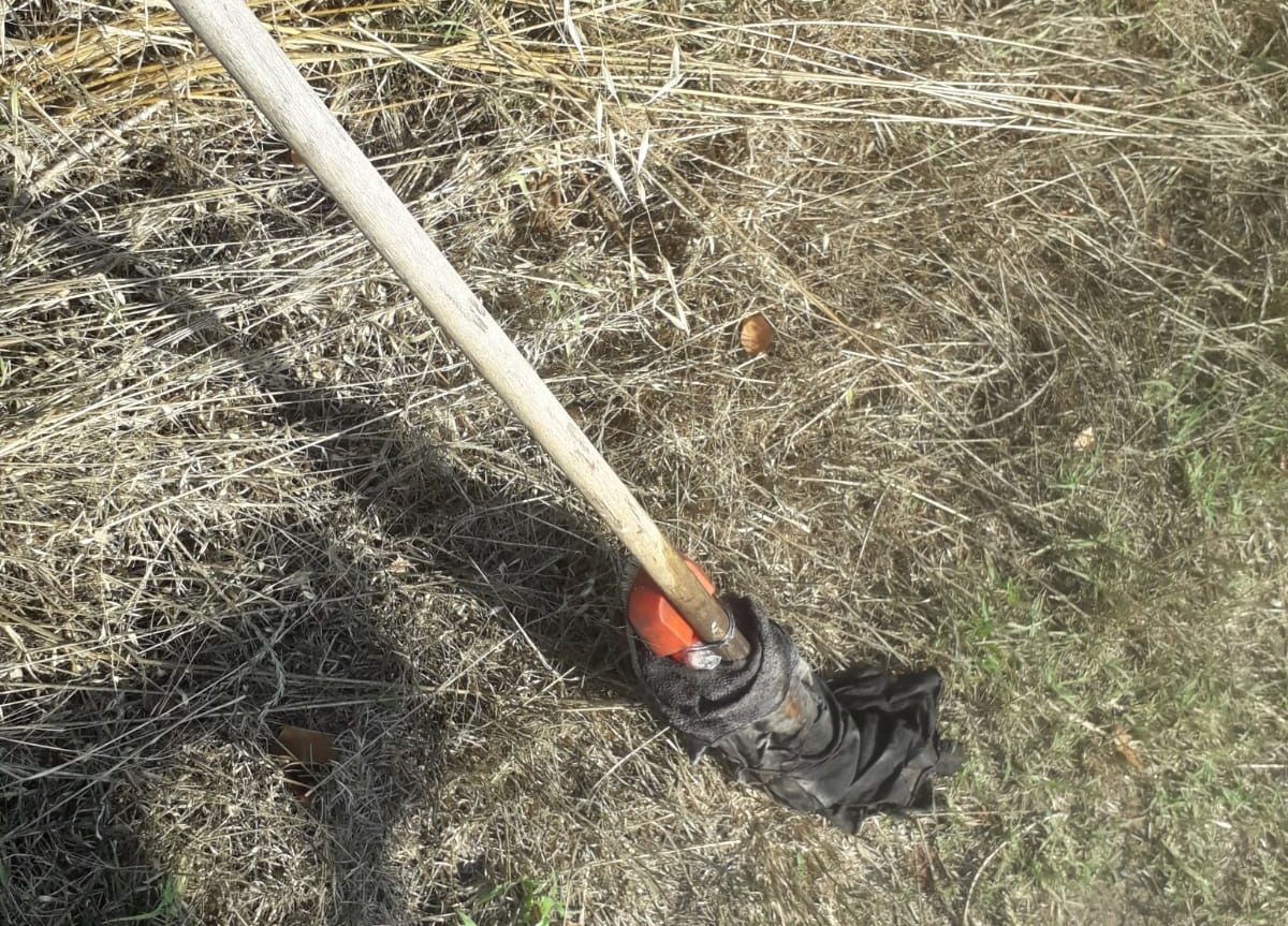 Ritrovato un presunto innesco da incendio boschivo a Roccafranca