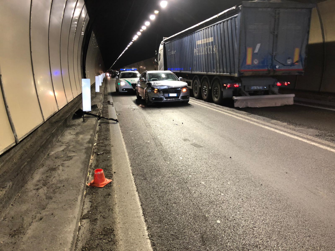 Incidente in galleria a Provaglio: ripercussioni sul traffico della sp510