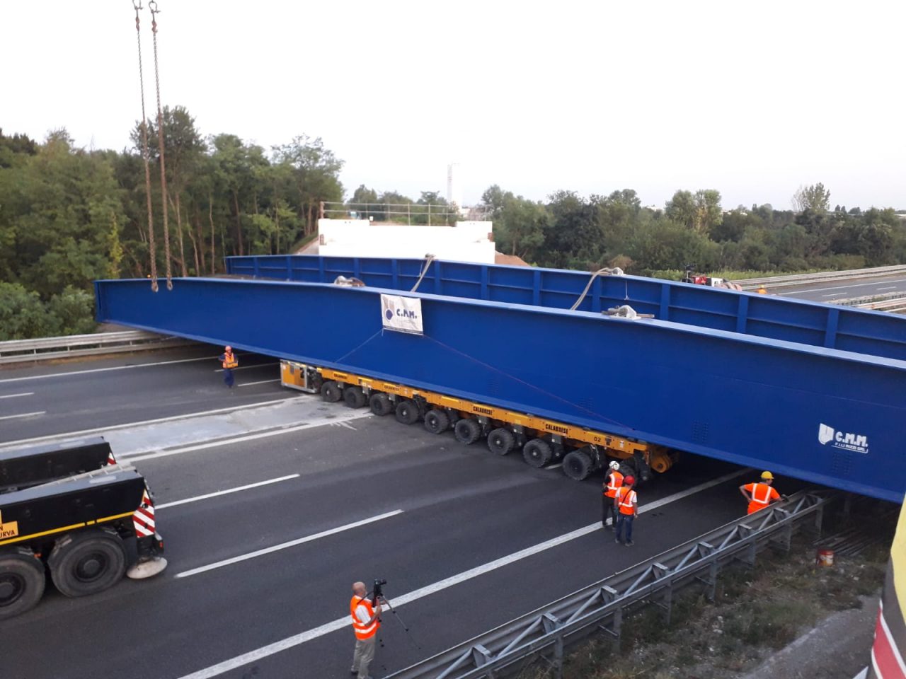 Il nuovo ponte sulla A21 prende forma: lavori in corso FOTO e VIDEO
