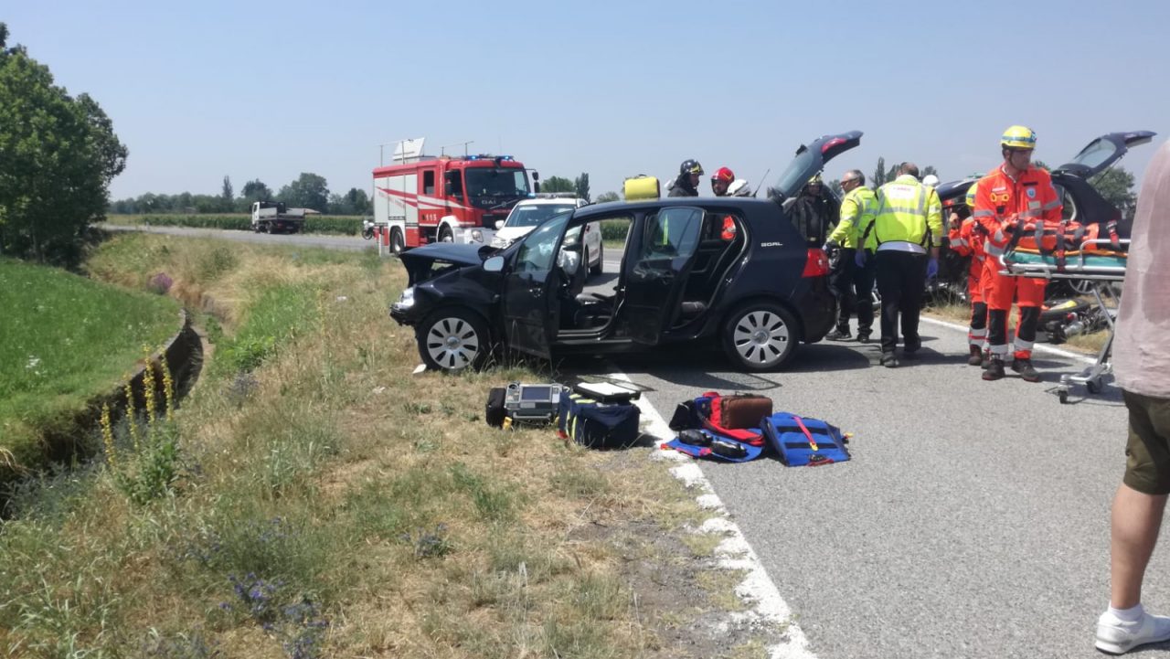 Grave incidente a Calcinato: tre feriti