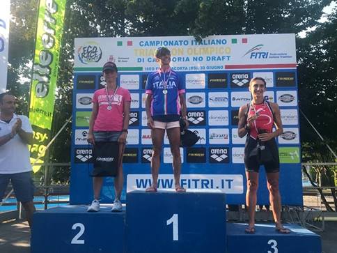 Silvia Vezzini della Canottieri Garda Salò trionfa al Triathlon Olimpico