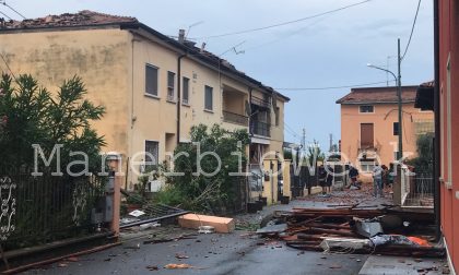 Il maltempo devasta il paese di Flero VIDEO