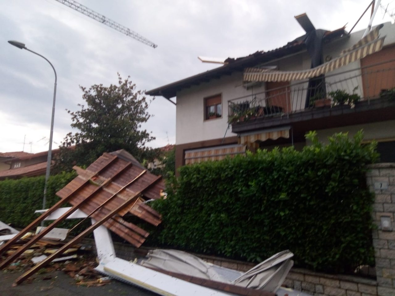 La tempesta flagella ancora la Bassa VIDEO