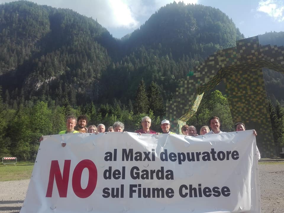 Presidio in programma a Salò per dire no ai depuratori sul Chiese