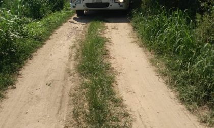 Milzano: incendio verso la Mella Morta