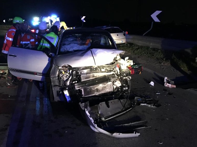 Frontale in tangenziale fra Capriolo e Palazzolo