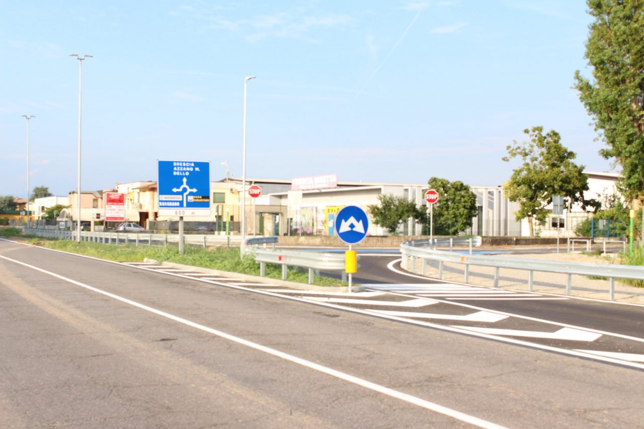 Maggior sicurezza a Barbariga con il nuovo accesso alla zona industriale