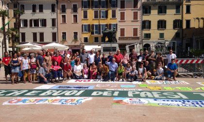 Presidio contro il maxi depuratore sul Chiese a Salò