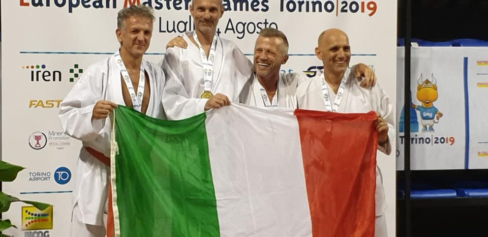 European Master Games 2019: tre medaglie per il Karate Genocchio di Rovato