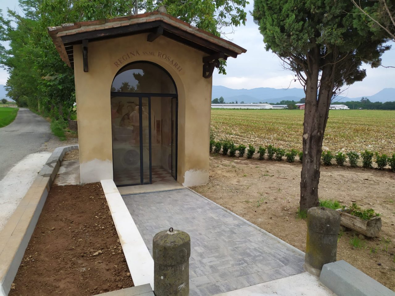 La santella di Roncadelle splende grazie agli Alpini