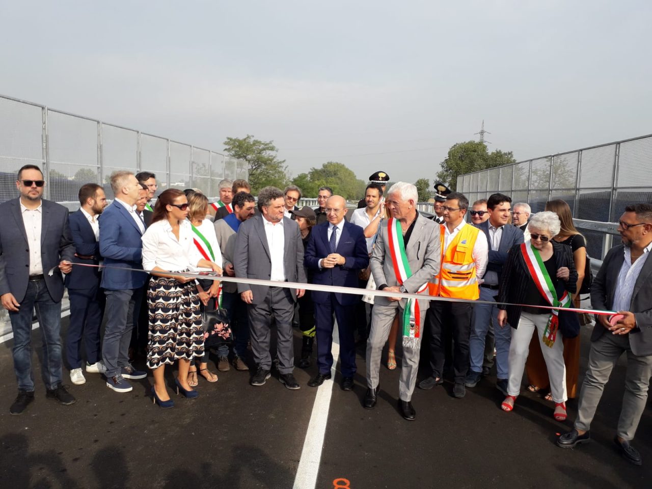 Il ponte sulla A21 è stato riaperto