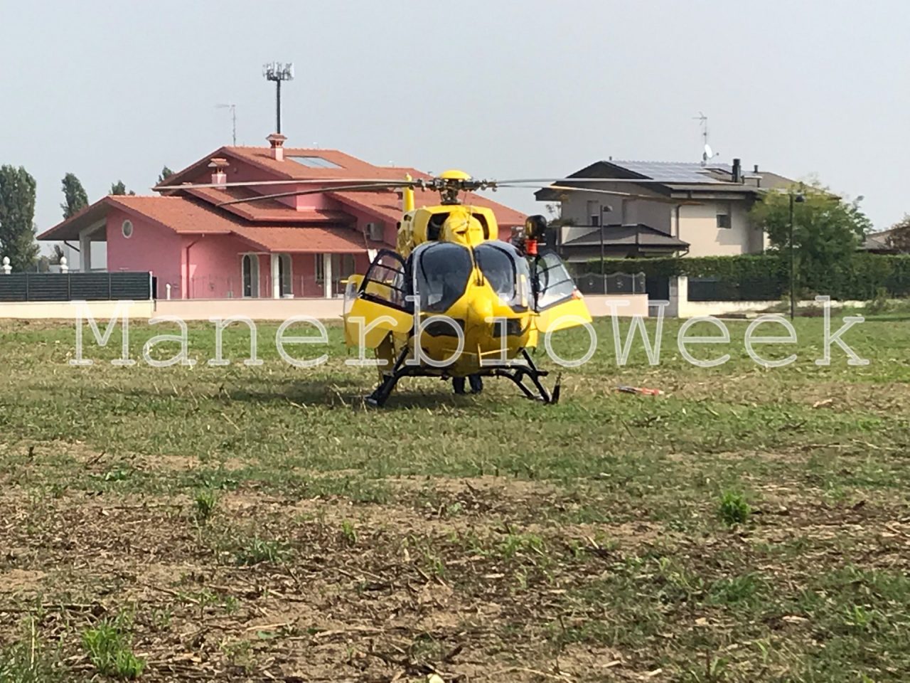 Elisoccorso ad Alfianello: investito un bambino