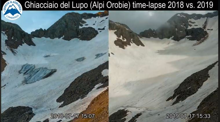 Scioglimento dei ghiacciai: estate 2019 meno catastrofica del 2018 VIDEO