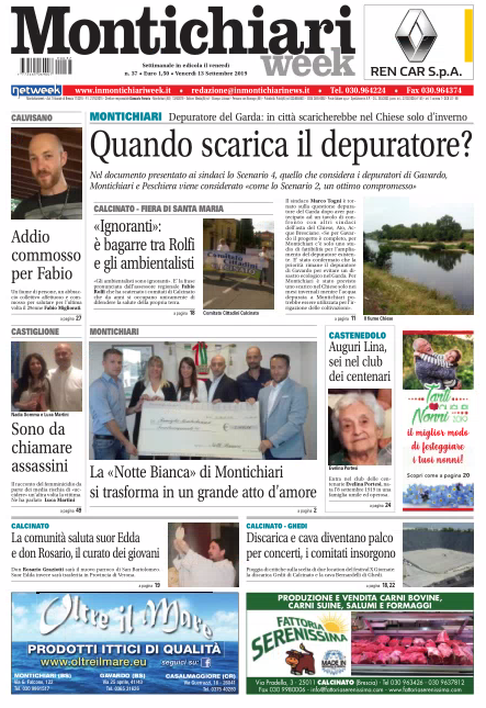 MontichiariWeek è in edicola