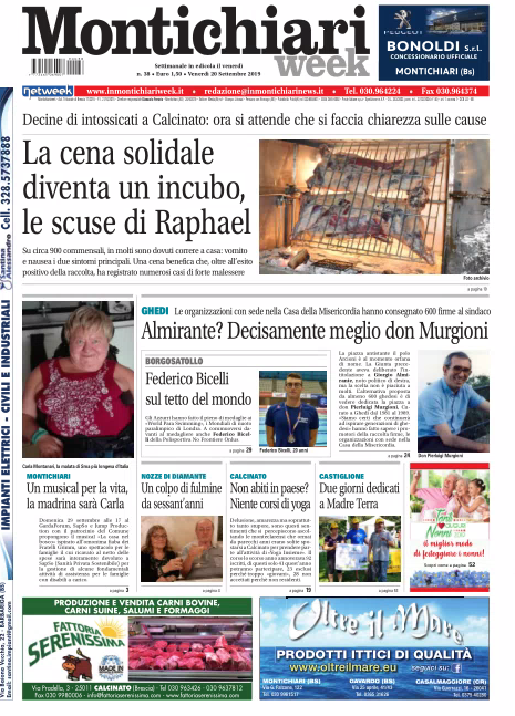 MontichiariWeek è in edicola
