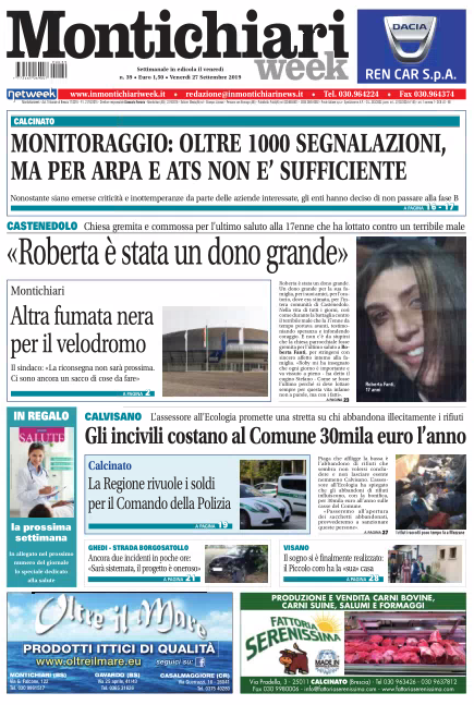 MontichiariWeek è in edicola