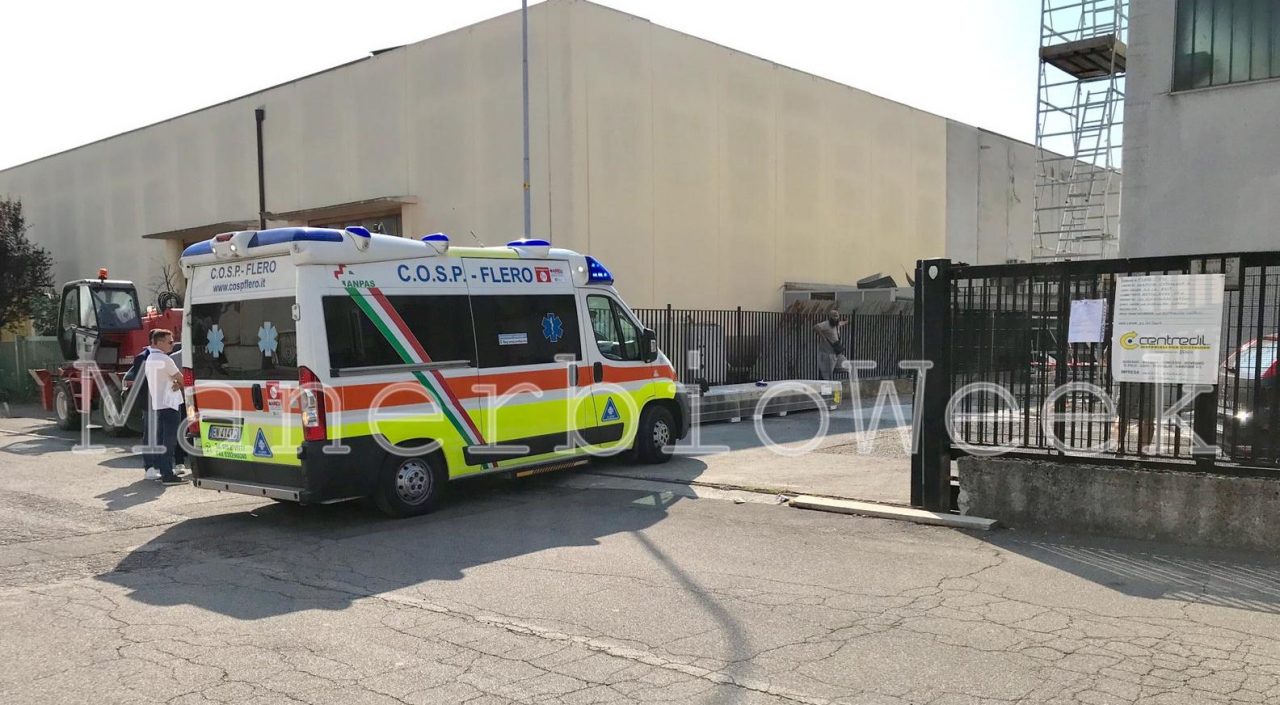 Precipita sul lavoro, deceduto un uomo a Flero