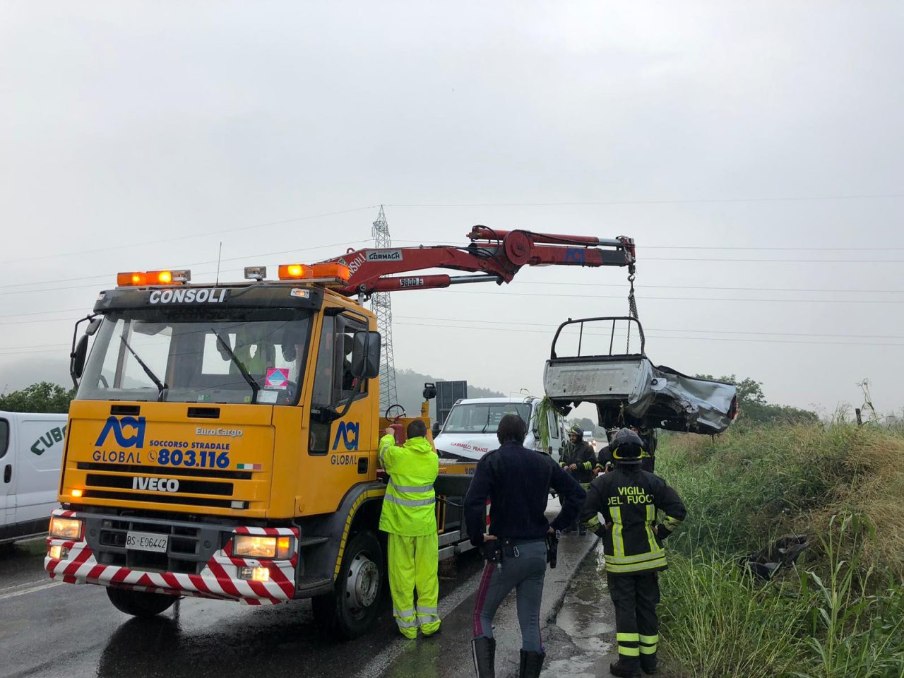 Traffico bloccato in sp510 questa mattina per un incidente