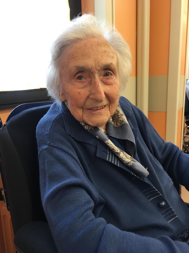Auguri nonna Elina Cadei di Palazzolo, sono 103!