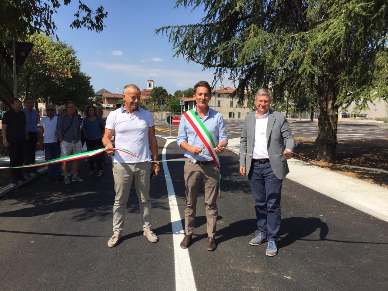 Inaugurato il parcheggio dell’ex Morcelli a Chiari