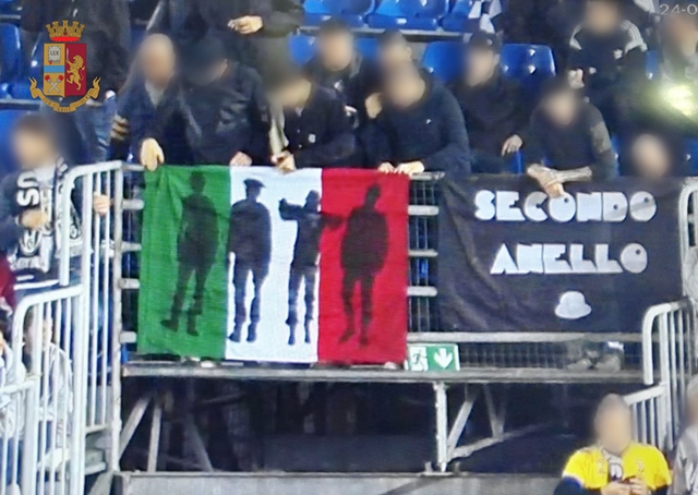 Striscione dei Drughi non autorizzato: identificati cinque tifosi juventini