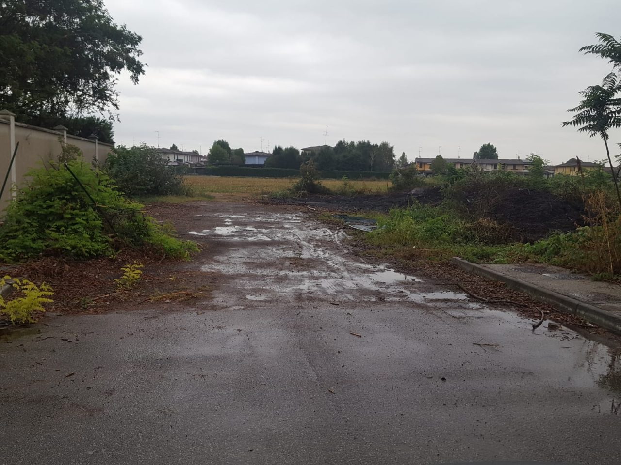 Sterpaglie a fuoco a Orzinuovi, intervengono Pompieri e Polizia