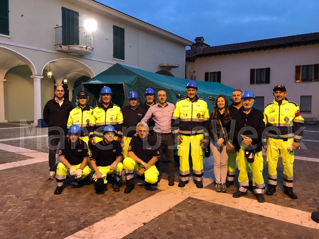 Bassano Bresciano un sabato con la Protezione Civile
