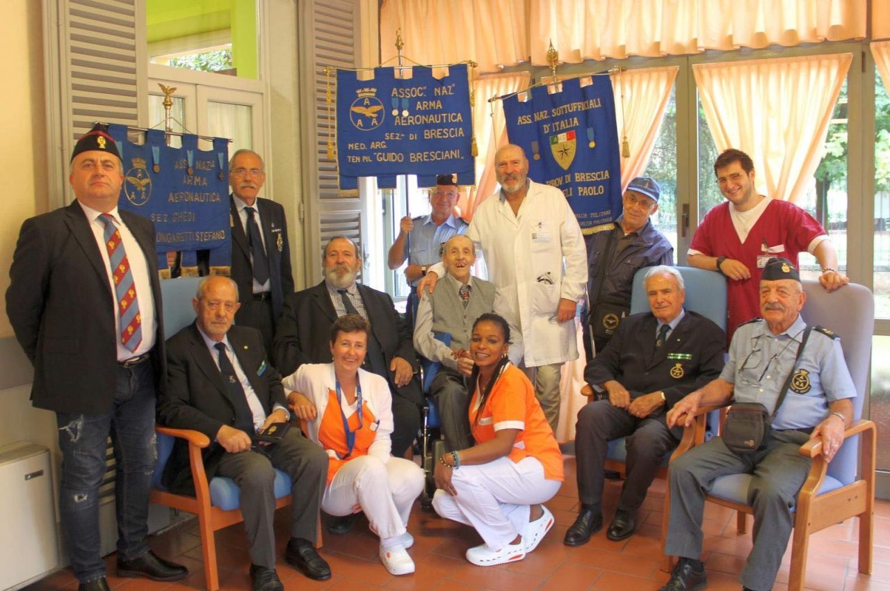 Festa a Castenedolo: l’ultimo reduce di Tobruk spegne 100 candeline