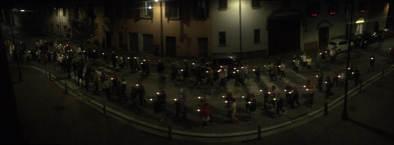 La processione mariana a Trenzano