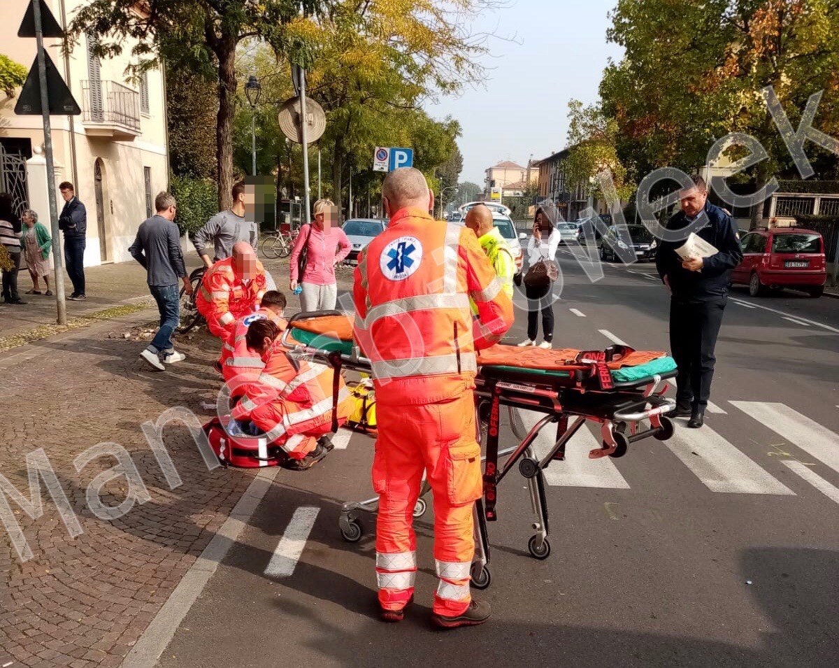 Pontevico anziana coinvolta in un incidente
