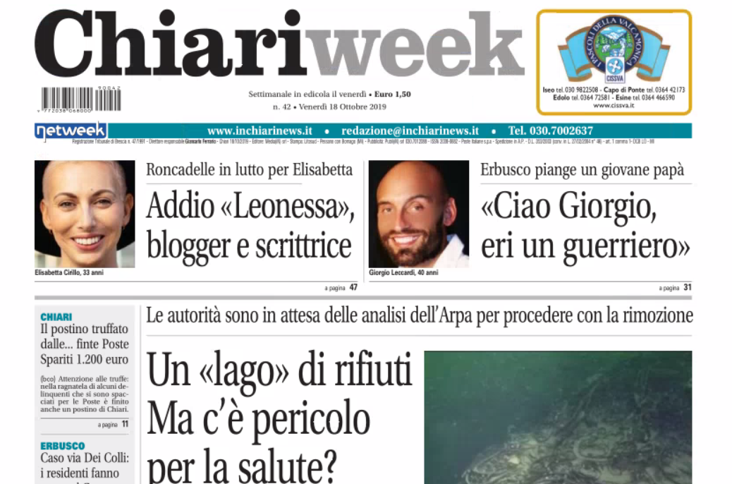 Il nuovo numero di Chiariweek è in edicola