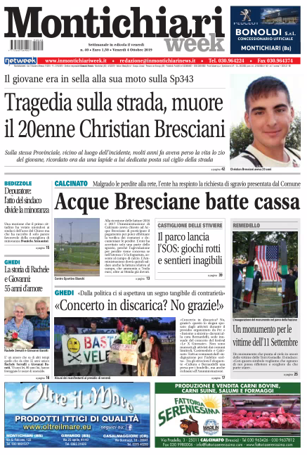 MontichiariWeek è in edicola