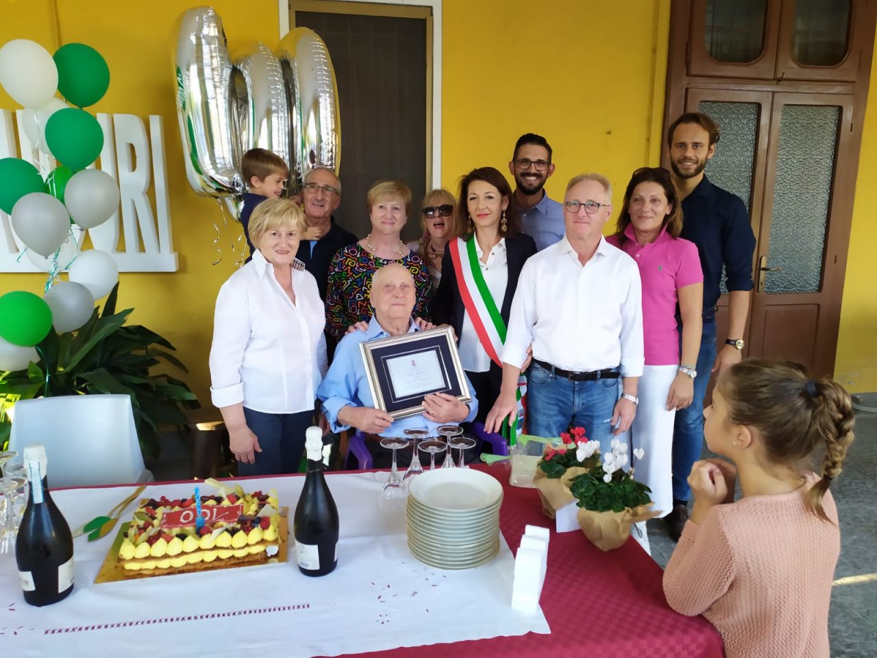 Azzano Mella festeggia i cento anni di Luigi Fogliata